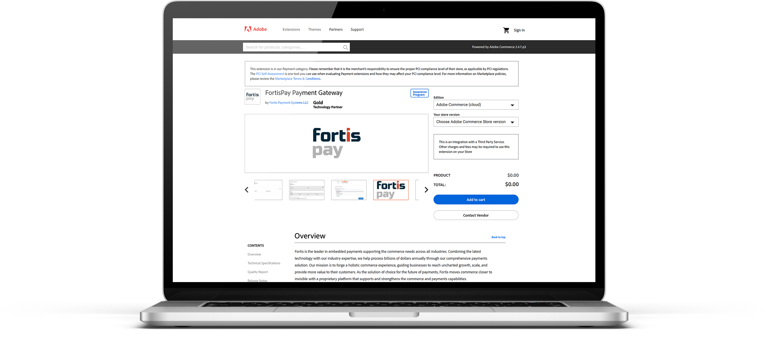 Adobe Commerce Mockup